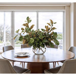 Magnolia Leaf Branches, Faux Greenery Watergarden, 31 Amethyst Home provides interior design, new home construction design consulting, vintage area rugs, and lighting in the Seattle metro area.