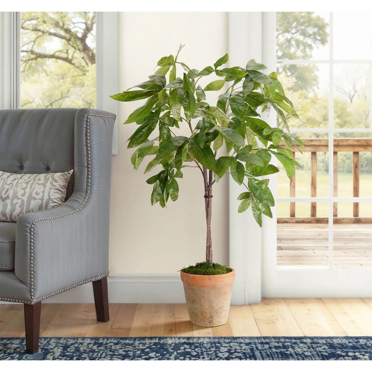 money tree centerpiece Money Tree, Faux Arrangement, 48″