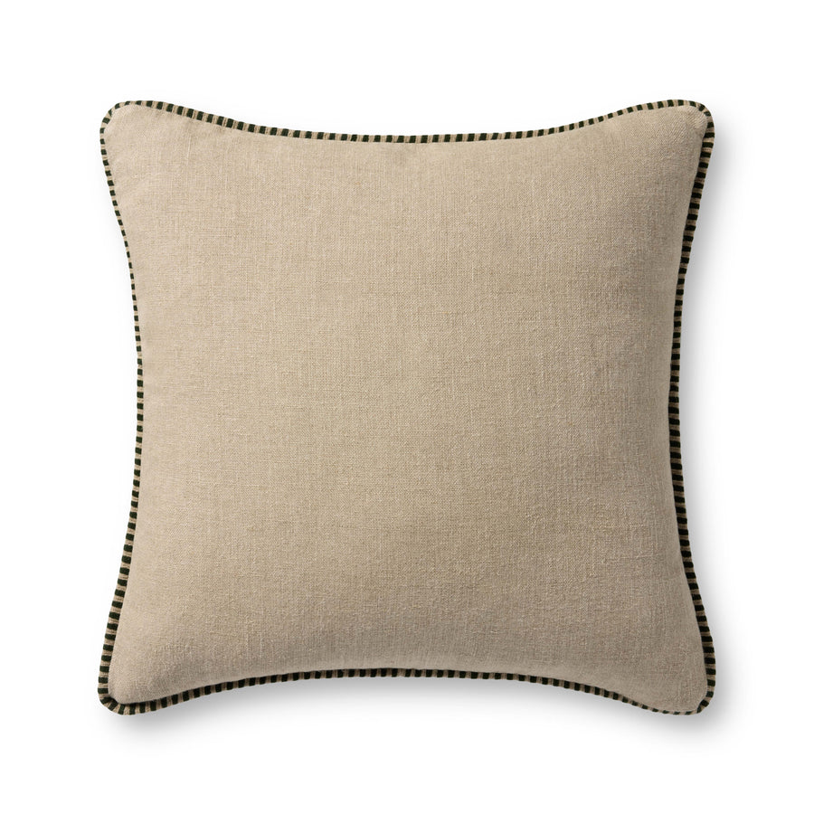Beige Linen Pillow