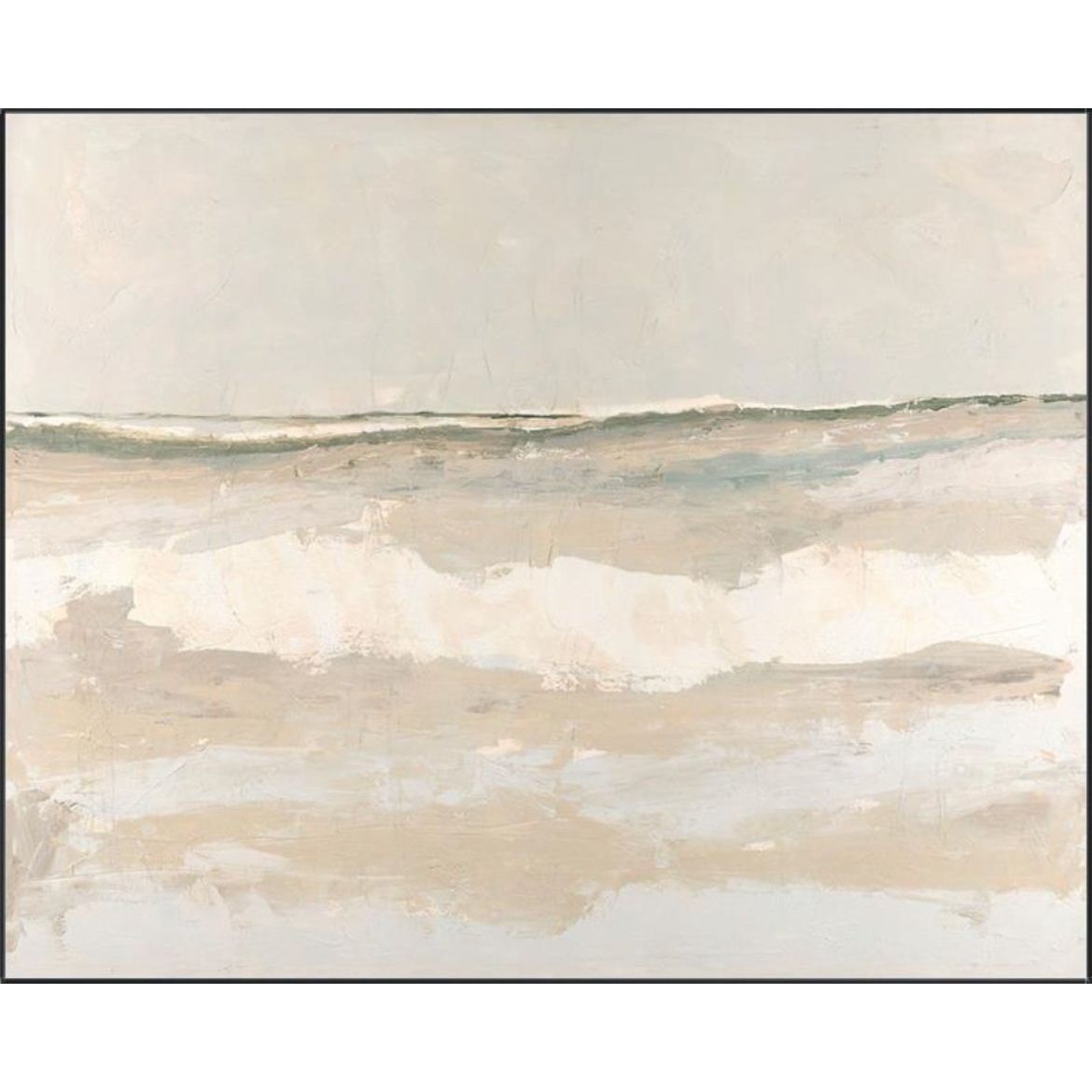Featuring Navarre Morning Art - Giclee by Leftbank Art at Amethyst Home. The Navarre Morning is a soft, muted dream. Hang above your console table or behind the sofa to create a peaceful, coastal feel. 
Product Type: GicléeFinish: Hand Embellishment TextureSize: 50 x 40 without frame
  Framed as shown.  Amethyst Home provides interior design, new home construction design consulting, vintage area rugs, and lighting in the Salt Lake City metro area.