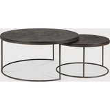 Nesting Slice Umber Minerals Coffee Table  Ethnicraft