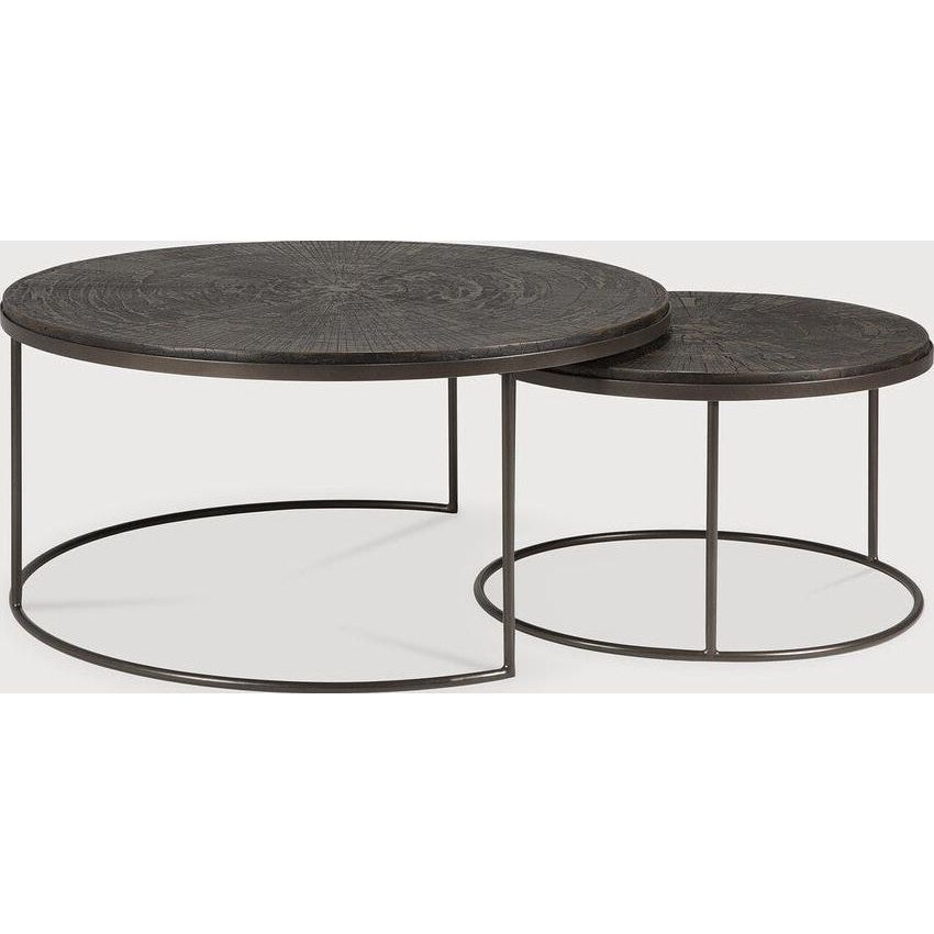 Nesting Slice Umber Minerals Coffee Table  Ethnicraft