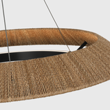 Featuring Noa Medium Chandelier Bronze by Visual Comfort at Amethyst Home. The Noa Medium Chandelier by Sean Lavin is a woven series designed to captivate natural elements. This Modern Ring Chandelier is more than just a lighting fixture-it's a statement piece that transforms any space into a haven of modern elegance. Whether suspended above a dining table, in a living room, or in. Amethyst Home provides interior design, new construction, custom furniture, and area rugs in the Calabasas metro area