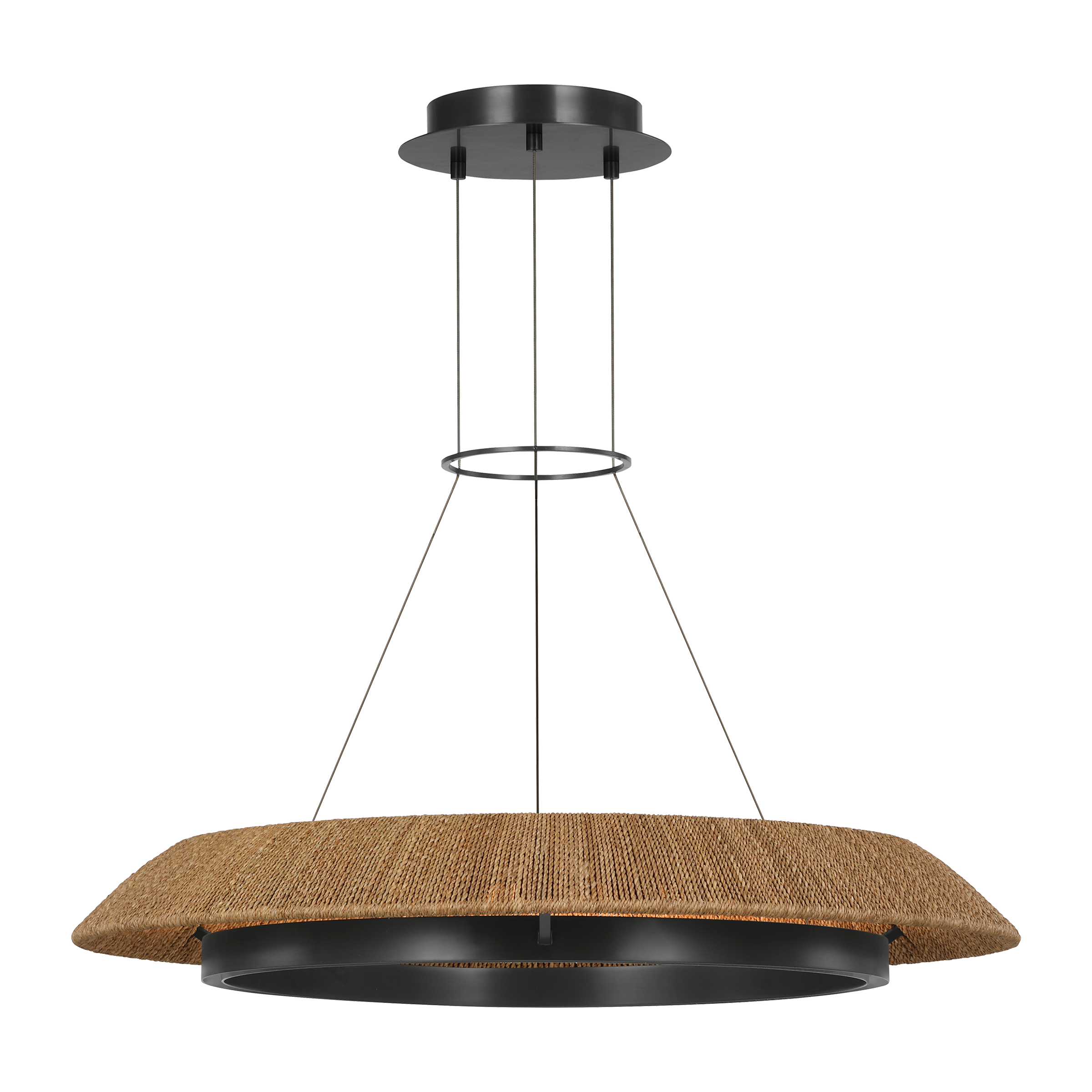 Featuring Noa Medium Chandelier Bronze by Visual Comfort at Amethyst Home. The Noa Medium Chandelier by Sean Lavin is a woven series designed to captivate natural elements. This Modern Ring Chandelier is more than just a lighting fixture-it's a statement piece that transforms any space into a haven of modern elegance. Whether suspended above a dining table, in a living room, or in a b. Amethyst Home provides interior design, new construction, custom furniture, and area rugs in the Tampa metro area