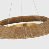 Featuring Noa Small Chandelier Hand Rubbed Antique Brass by Visual Comfort at Amethyst Home. The Noa Small Chandelier by Sean Lavin is a woven series designed to captivate natural elements. This Modern Ring Chandelier is more than just a lighting fixture-it's a statement piece that transforms any space into a haven of modern elegance. Whether suspended above a dining table, in a livin. Amethyst Home provides interior design, new construction, custom furniture, and area rugs in the Omaha metro area