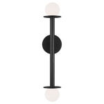 Featuring Nodes Double Sconce Polished Nickel by Visual Comfort at Amethyst Home. Nodes task, ceiling and wall lighting is minimal yet bold, highlighting Kelly's distinctive juxtaposition of mixed-materiality and curvilinear form. Light radiates from milk glass globes set against metal discs. All fixtures can be used or without the discs. The cast canopy is available in Burnished . Amethyst Home provides interior design, new construction, custom furniture, and area rugs in the Nashville metro area