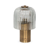 Nomi Cordless Table Lamp - Aged Antique Brass Iron | shipping 10/15/2026