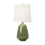 Featuring Ornella Medium Table Lamp Green by Visual Comfort at Amethyst Home. The Ornella Medium Table Lamp in Green is a stunning addition to any space. The sleek and distinguished design adds a touch of sophistication while providing ample lighting for any task. Elevate your home decor with this luxurious and exclusive lamp.
Overall Dimensions: Width : 13.5" L x 13.5" W x 27" H. Amethyst Home provides interior design, new construction, custom furniture, and area rugs in the Austin metro area