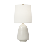 Featuring Ornella Medium Table Lamp New White by Visual Comfort at Amethyst Home. Experience the opulent glow of the Ornella Medium Table Lamp. With its elegant design and premium quality, this lamp is the epitome of luxury. Its soft, warm light will create a sophisticated ambiance in any room. Perfect for adding a touch of refinement to your home decor.
Overall Dimensions: Wid. Amethyst Home provides interior design, new construction, custom furniture, and area rugs in the Laguna Beach metro area