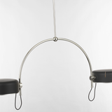 Featuring Oso 54" Linear Arched Pendant Polished Nickel by Visual Comfort at Amethyst Home. Introducing the Oso 54" Linear Arched Pendant in Polished Nickel. This exquisite pendant adds a touch of elegance and sophistication to any space. Its linear arched design creates a statement focal point while the polished nickel finish adds a touch of luxury. Elevate your decor with the O. Amethyst Home provides interior design, new construction, custom furniture, and area rugs in the Washington metro area