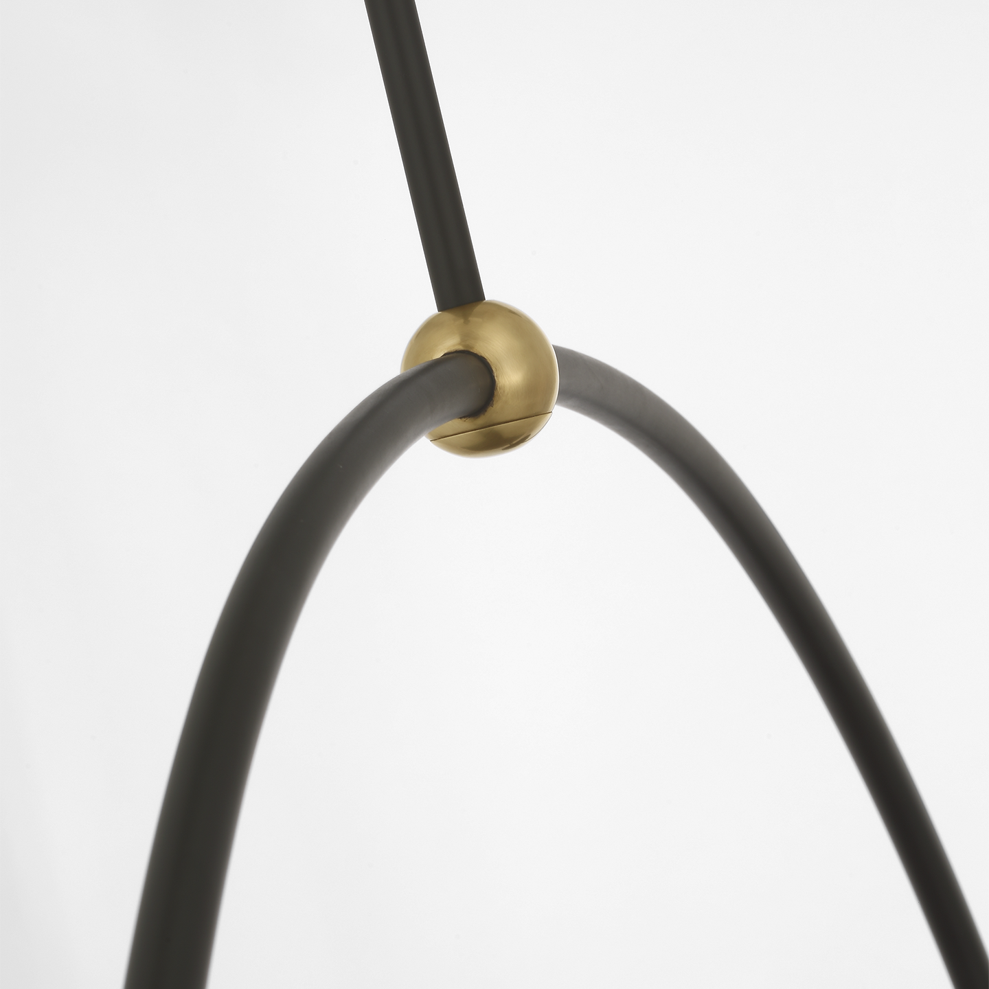 Featuring Oso 72" Linear Arched Pendant Modern Iron and Hand-Rubbed Antique Brass by Visual Comfort at Amethyst Home. Elevate your space with the Oso 72" Linear Arched Pendant. Crafted with modern iron and hand-rubbed antique brass, its elegant design adds a touch of luxury to any room. Experience the sophistication and exclusivity of this pendant's linear arched shape. Perfect f. Amethyst Home provides interior design, new construction, custom furniture, and area rugs in the Washington metro area