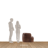 Featuring Paul Raleigh Cigar Swivel Chair by Four Hands at Amethyst Home. Old English-inspired top-grain leather is finished with a soft hand for a vintage, lived-in look on this traditionally inspired chair. Handcrafted in Italy, the richness of this distinctive, full-bodied leather develops an even-richer patina over time. Button tufting texturizes a comf. Amethyst Home provides interior design, new home construction design consulting, vintage area rugs, and lighting in the Calabasas metro area.