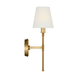 Featuring Perth Single Medium Sconce Burnished Brass by Visual Comfort at Amethyst Home. The Perth Single Medium Sconce in Burnished Brass adds a touch of elegance to any space. Crafted with a timeless sconce design, this piece offers warm and ambient lighting. Perfect for creating a sophisticated and exclusive atmosphere in any room.
Overall Dimensions: 5.5" L x 5.5" W x 17" H. Amethyst Home provides interior design, new construction, custom furniture, and area rugs in the Des Moines metro area