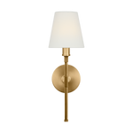 Featuring Perth Single Medium Sconce Burnished Brass by Visual Comfort at Amethyst Home. The Perth Single Medium Sconce in Burnished Brass adds a touch of elegance to any space. Crafted with a timeless sconce design, this piece offers warm and ambient lighting. Perfect for creating a sophisticated and exclusive atmosphere in any room.
Overall Dimensions: 5.5" L x 5.5" W x 17" H. Amethyst Home provides interior design, new construction, custom furniture, and area rugs in the Monterey metro area