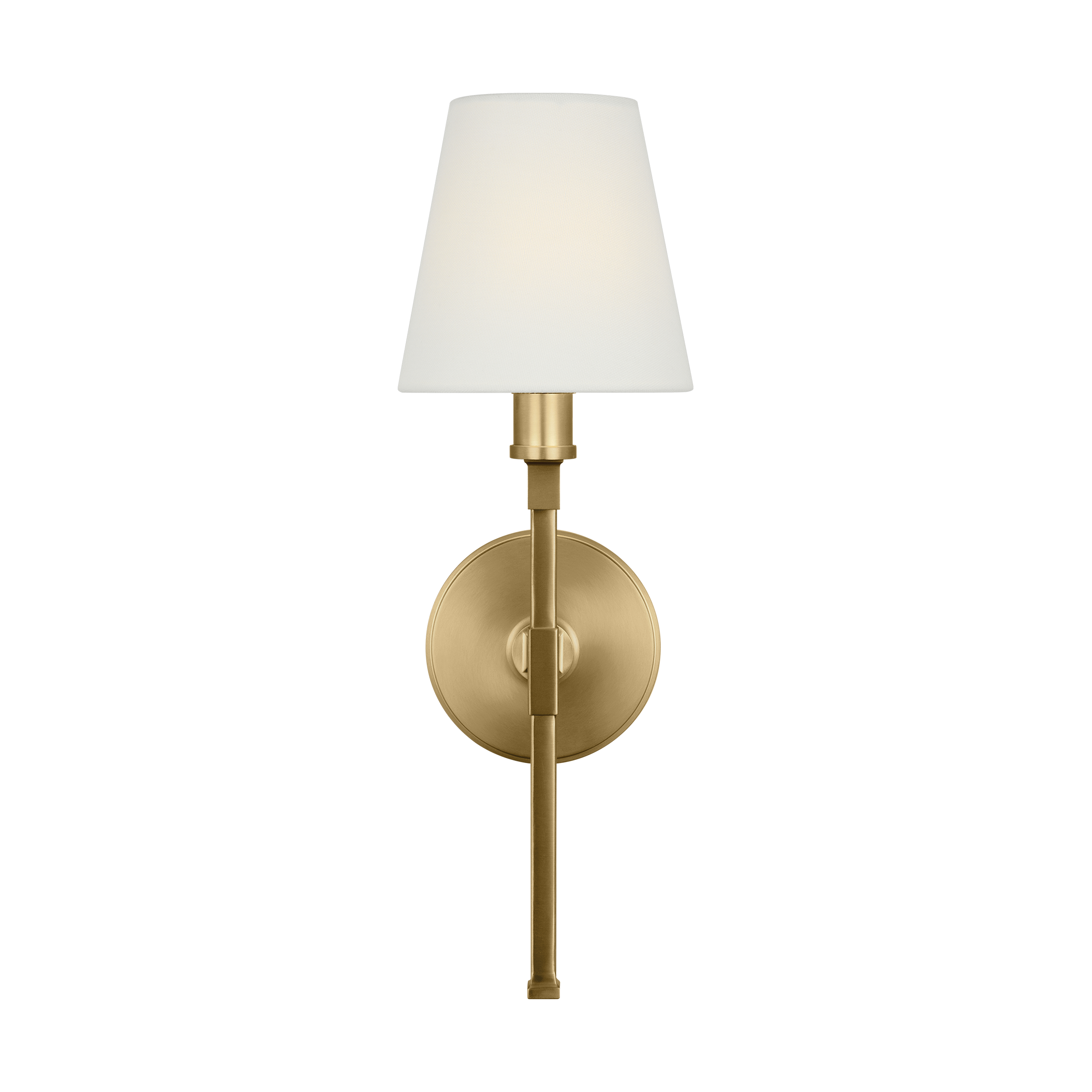 Featuring Perth Single Medium Sconce Burnished Brass by Visual Comfort at Amethyst Home. The Perth Single Medium Sconce in Burnished Brass adds a touch of elegance to any space. Crafted with a timeless sconce design, this piece offers warm and ambient lighting. Perfect for creating a sophisticated and exclusive atmosphere in any room.
Overall Dimensions: 5.5" L x 5.5" W x 17" H. Amethyst Home provides interior design, new construction, custom furniture, and area rugs in the Monterey metro area