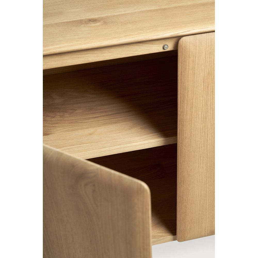 Featuring Pi Oak Sideboard by Ethnicraft at Amethyst Home. The PI collection honours nature’s design by keeping the strength, curves and lines, as nature intended. Interesting shapes are discovered in this sleek and stylish, polished imperfect, finish. Each PI item is finished by hand to ensure that the individual character of the wood is respected. The PI sideboard is striking and. Amethyst Home provides interior design, new construction, custom furniture, and area rugs in the Portland metro area