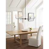 Featuring Piaf Grande Chandelier Aged Iron and Ebonized Oak by Visual Comfort at Amethyst Home. With the Piaf, Thomas O'Brien explores clean shapes with an airy feel. Natural steel bars intersect with wooden and metal hubs accented by simple candles and white conical shades. The juxtaposition of classic, casual forms with modern details will lend itself effortlessly to a diverse . Amethyst Home provides interior design, new construction, custom furniture, and area rugs in the Alpharetta metro area