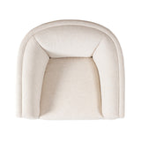 Presley Swivel Chair - Crypton Nomad Snow | shipping 09/25/2026