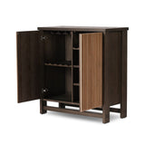 Radner Bar Cabinet - Brown Oak Veneer | shipping 01/15/2027