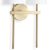 Sleek and elegant, the Toni Sconce Double is a minimalist solution that brings a touch of sophistication to any space. This double armed sconce seamlessly combines simplicity with functionality, featuring two natural linen lamp shades and a natural brass finish that radiates timeless charm. Amethyst Home provides interior design, new home construction design consulting, vintage area rugs, and lighting in the Miami metro area.