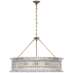 Featuring Rhine 36" Ring Chandelier Hand-Rubbed Antique Brass by Visual Comfort at Amethyst Home. Illuminate your space with the luxurious Rhine 36" Ring Chandelier in hand-rubbed antique brass. With its elegant design and warm, ambient lighting, this chandelier is perfect for adding a touch of sophistication to any room. Elevate your decor with this exclusive piece inspired by t. Amethyst Home provides interior design, new construction, custom furniture, and area rugs in the Des Moines metro area