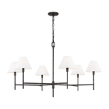 Featuring Ridgewood Extra Large Chandelier Aged Iron by Visual Comfort at Amethyst Home. Transform your space into a luxurious haven with the Ridgewood Extra Large Chandelier. This exquisite piece, crafted in aged iron, will add a touch of sophistication to any room. With its grand size and stunning design, it's the perfect statement piece for your home. Elevate your decor and bas. Amethyst Home provides interior design, new construction, custom furniture, and area rugs in the San Diego metro area