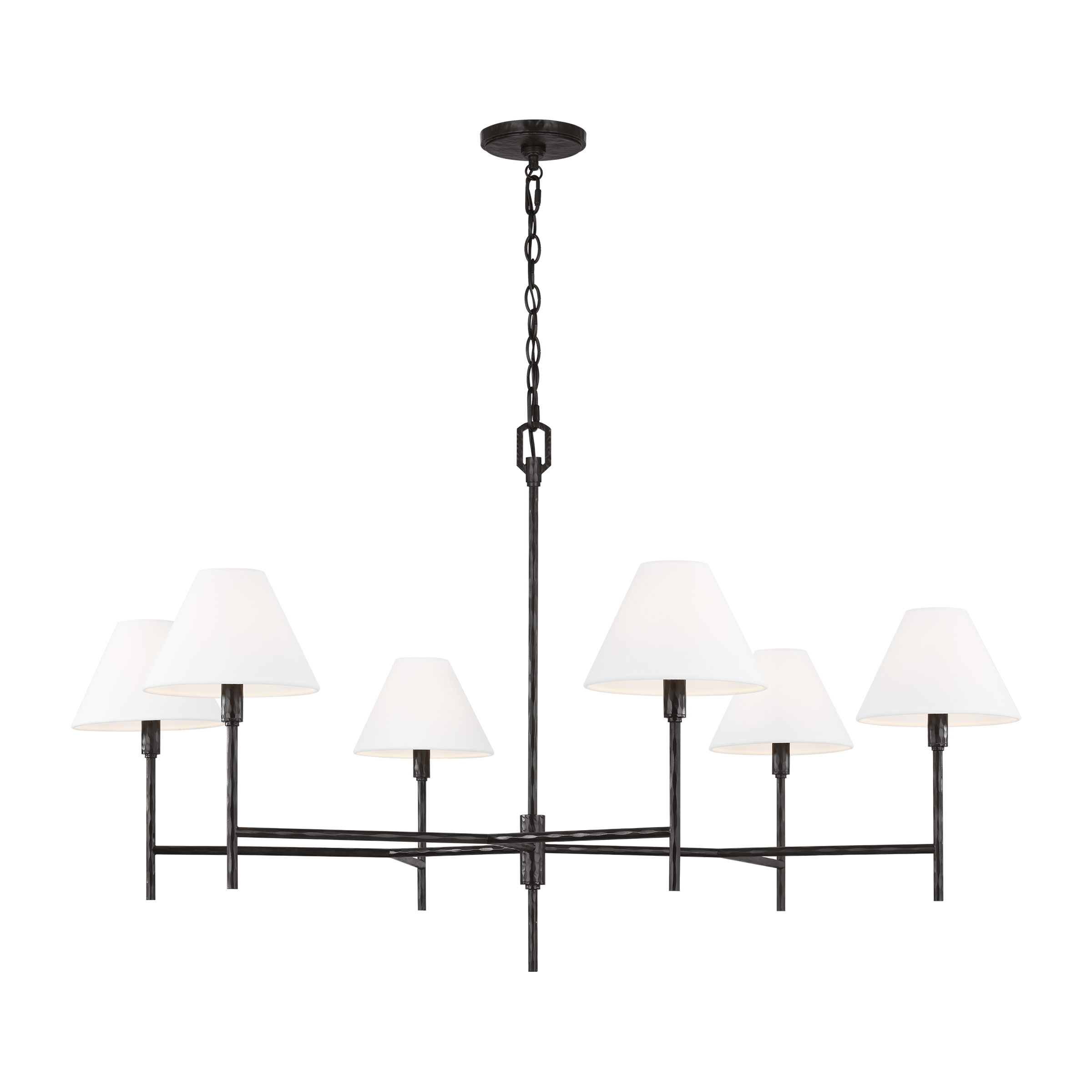 Featuring Ridgewood Extra Large Chandelier Aged Iron by Visual Comfort at Amethyst Home. Transform your space into a luxurious haven with the Ridgewood Extra Large Chandelier. This exquisite piece, crafted in aged iron, will add a touch of sophistication to any room. With its grand size and stunning design, it's the perfect statement piece for your home. Elevate your decor and bas. Amethyst Home provides interior design, new construction, custom furniture, and area rugs in the San Diego metro area