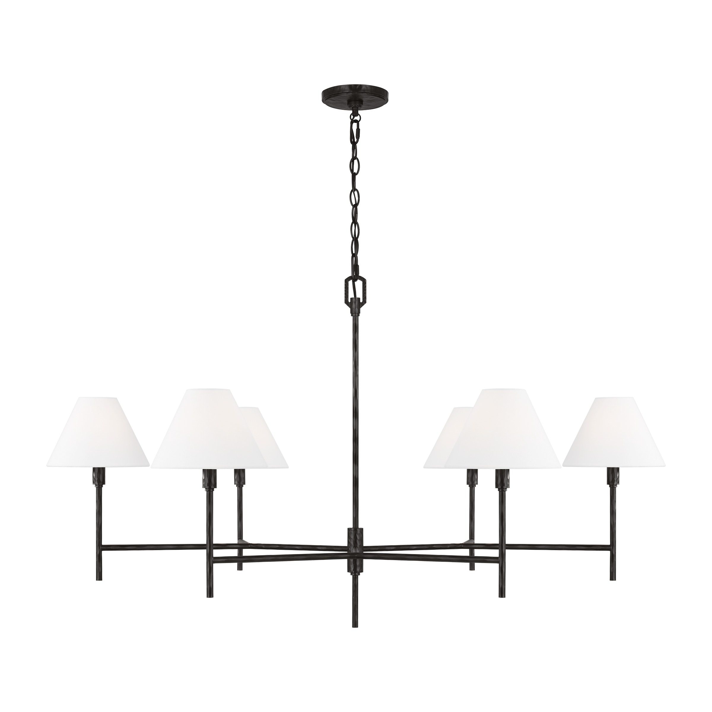 Featuring Ridgewood Extra Large Chandelier Aged Iron by Visual Comfort at Amethyst Home. Transform your space into a luxurious haven with the Ridgewood Extra Large Chandelier. This exquisite piece, crafted in aged iron, will add a touch of sophistication to any room. With its grand size and stunning design, it's the perfect statement piece for your home. Elevate your decor and ba. Amethyst Home provides interior design, new construction, custom furniture, and area rugs in the Washington metro area