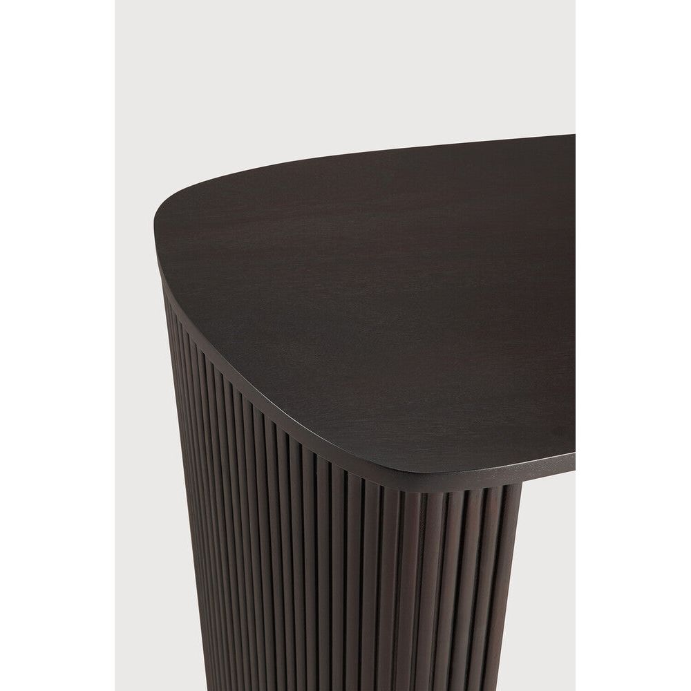 Featuring Roller Mahogany Dark Brown Max Desk by Ethnicraft at Amethyst Home. The Roller Max collection is remarkable in its design, distinguished with its stacked wood-stick effect. With its organic yet contained form, the Roller Max desk is designed to adapt—whether placed in the centre of a room, tucked into a corner, or positioned by a window. It’s an inviting and versatile . Amethyst Home provides interior design, new construction, custom furniture, and area rugs in the Los Angeles metro area