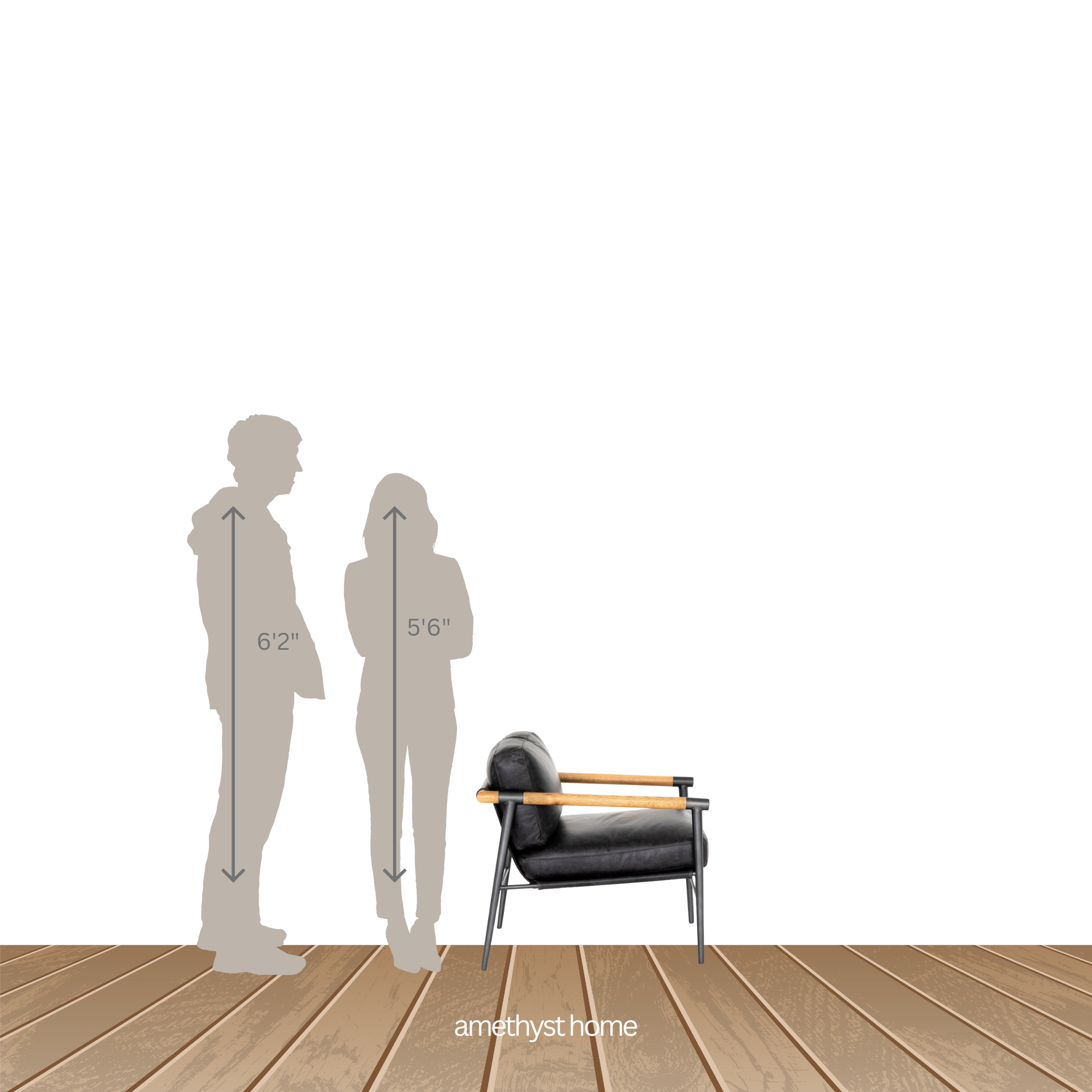 Featuring Rowen Chair - Thames Raven by Four Hands at Amethyst Home. Textural grey seating of performance-grade upholstery, with angular arms of exposed oak providing fresh contrast. Slim, carbon-finished steel legs for a dose of modern-industrial edge. Performance fabrics are specially created to withstand spills, stains, high traffic and wear, ensuri. Amethyst Home provides interior design, new home construction design consulting, vintage area rugs, and lighting in the Salt Lake City metro area.