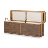 Rowina Trunk - Natural Brown Rattan | shipping 09/25/2026