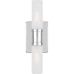 Keaton Small Two Light Wall / Bath Chrome