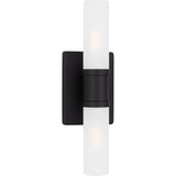 Keaton Small Two Light Wall / Bath Midnight Black
