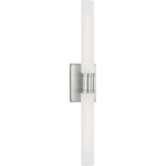 Keaton Large Two Light Wall / Bath Brushed Nickel