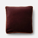 Velvet Piped Pillow Cover