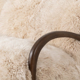 Sandro Settee - Champagne Mongolian Fur | shipping 09/04/2026