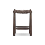 Savio Outdoor Bar + Counter Stool - Dark Textured Woven