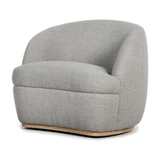 Sandie Gibson Silver Swivel Chair | shipping 1/14/2024
