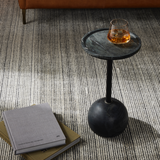 Viola Accent Table - Black Marble | shipping 6/12/2024