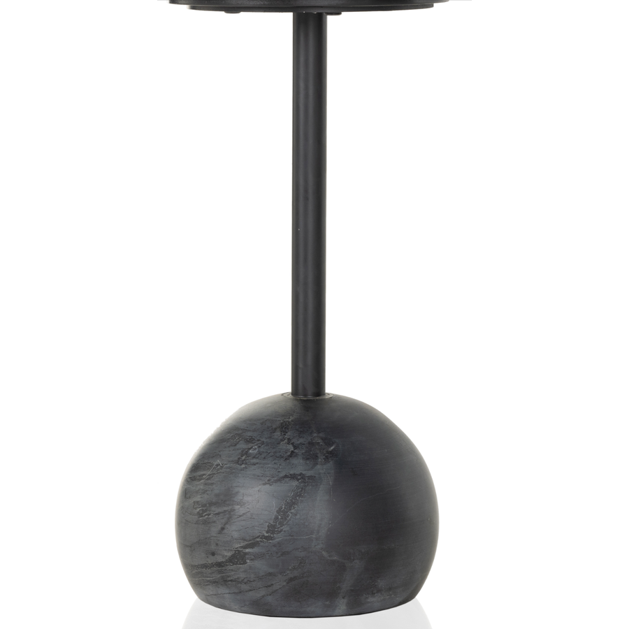 Viola Black Marble Accent Table | ready to ship!