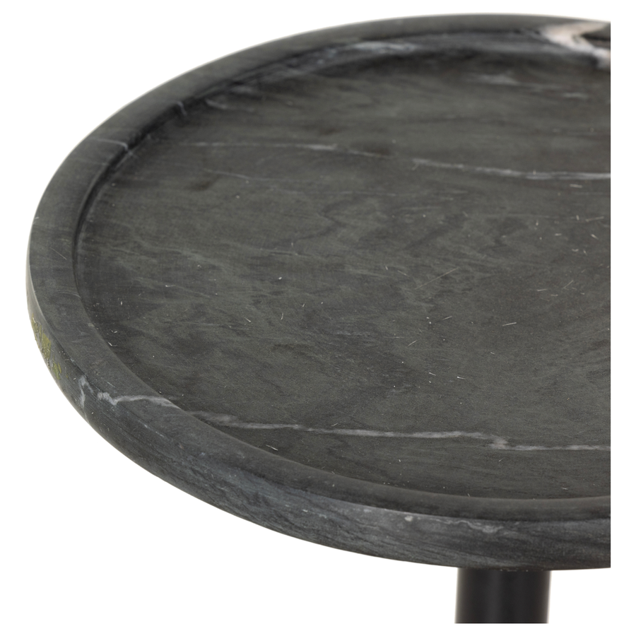 Viola Black Marble Accent Table | ready to ship!