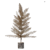 Tall Shimmering Tinsel Tree