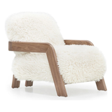 Elodie Walnut Club Chair | shipping 4/15/2024