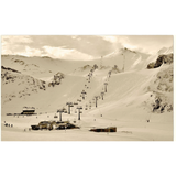 Featuring Mountain Ski Lift Art by Wendover Art at Amethyst Home. Experience the thrill of the slopes with our Mountain Ski Lift Art. This stunning artwork captures the beauty and excitement of skiing in the mountains. Hang it in your home for a touch of sophistication and to remind you of your favorite winter memories. Elevate your decor with this exclusiv.  Amethyst Home provides interior design, new home construction design consulting, vintage area rugs, and lighting in the Monterey metro area.