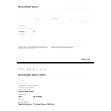 A straight forward design with exposed dowel details makes our Menorca Bench coherent and recognizable. Amethyst Home provides interior design, new home construction design consulting, vintage area rugs, and lighting in the Nashville metro area.