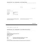 A perfect blend of modern design and cozy comfort, featuring a rounded headboard, sleek wooden accent, and fun rounded legs, making it the ultimate stylish sanctuary for a good night's sleep! Amethyst Home provides interior design, new home construction design consulting, vintage area rugs, and lighting in the Washington metro area.