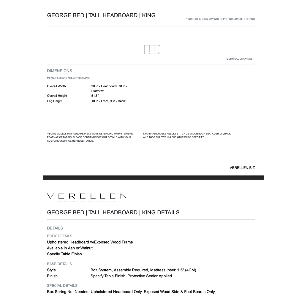 A perfect blend of modern design and cozy comfort, featuring a rounded headboard, sleek wooden accent, and fun rounded legs, making it the ultimate stylish sanctuary for a good night's sleep! Amethyst Home provides interior design, new home construction design consulting, vintage area rugs, and lighting in the Charlotte metro area.