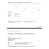 A perfect blend of modern design and cozy comfort, featuring a rounded headboard, sleek wooden accent, and fun rounded legs, making it the ultimate stylish sanctuary for a good night's sleep! Amethyst Home provides interior design, new home construction design consulting, vintage area rugs, and lighting in the Washington metro area.