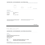 A perfect blend of modern design and cozy comfort, featuring a rounded headboard, sleek wooden accent, and fun rounded legs, making it the ultimate stylish sanctuary for a good night's sleep! Amethyst Home provides interior design, new home construction design consulting, vintage area rugs, and lighting in the Austin metro area.