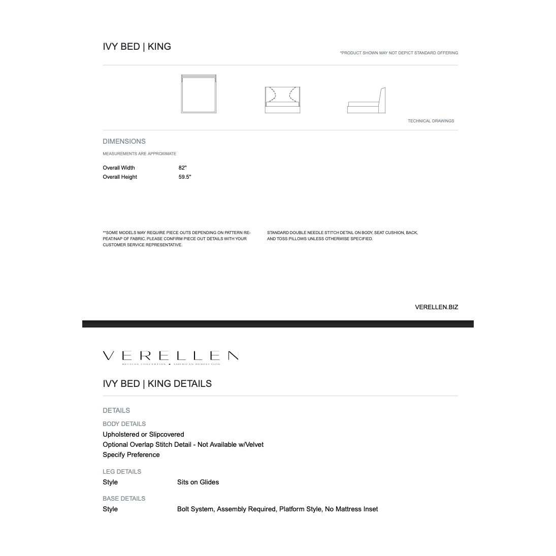 The Ivy Bed is a stunning blend of elegance and comfort, featuring a beautifully winged headboard and plush frame that make it the perfect statement piece for your bedroom. Amethyst Home provides interior design, new home construction design consulting, vintage area rugs, and lighting in the Austin metro area.